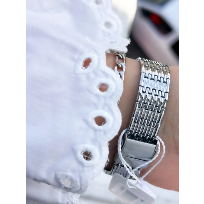 Ferro Gümüş Çelik Kordon Kadın Kol Saati FL21766A-A 3ATM Su Geçirmez 2 Yıl Garantili HediyePaket