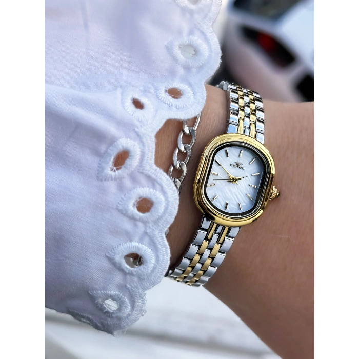 Ferro Sarı ve Gümüş Kadın Kol Saati FL88743A-D 3 ATM Su Geçirmez 2 Yıl Garantili Hediye Paketli