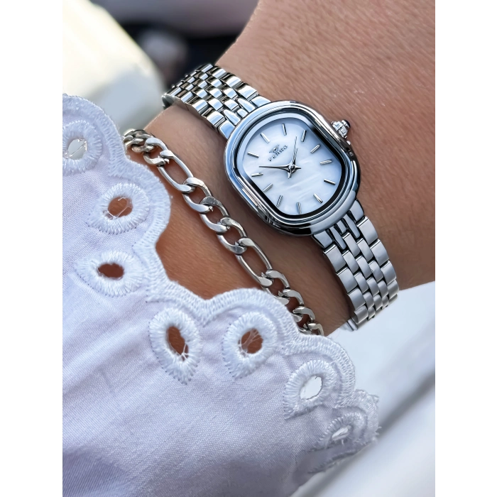 Ferro Gümüş Kadın Kol Saati FL88743A-A 3 ATM Su Geçirmez 2 Yıl Garantili Hediye Paketli