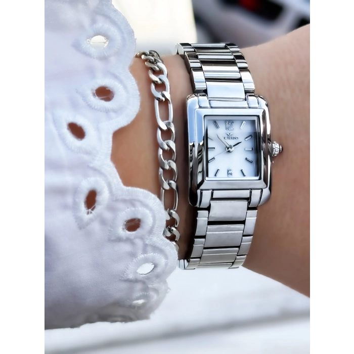 Ferro Gümüş Çelik Kordon Kadın Kol Saati FL88308A-A 3 ATM Su Geçirmez 2 Yıl Garantili Hediye Paketli