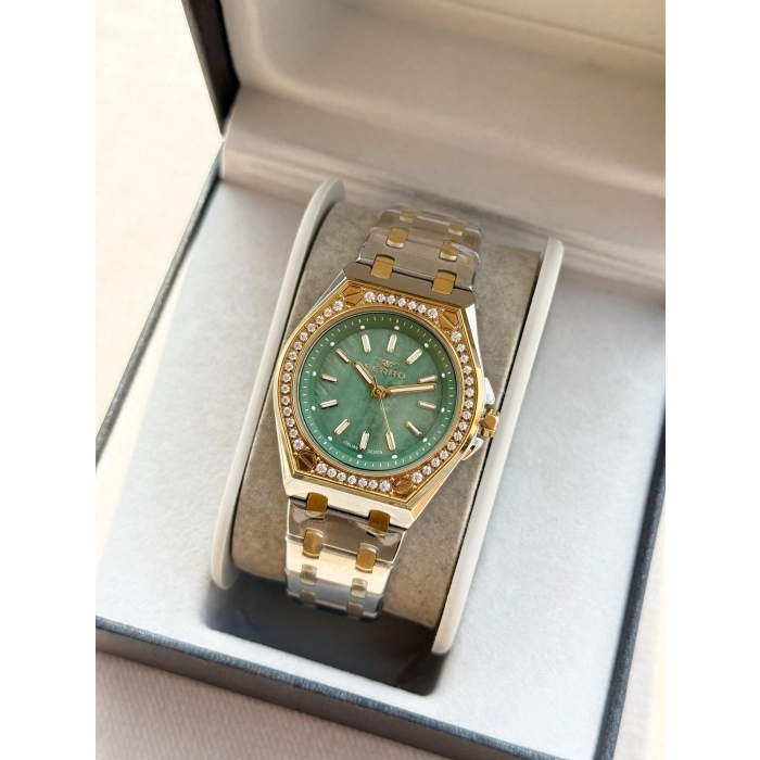 Ferro Sarı ve Gümüş Kordon Çelik Kordon Kadın Kol Saati FL21609A-D6 3ATM SuGeçirmez 2 YılGarantili