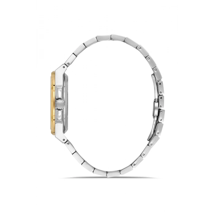 Ferro Sarı ve Gümüş Çelik Kordon Erkek Kol Saati F11479AWT-D6 3 ATM Su Geçirmez 2 Yıl Garantili