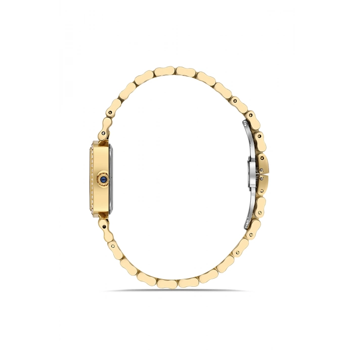 Ferro Sarı Çelik Kordon Kadın Kol Saati FM88282A-B4 2 Yıl Garantili 3 ATM Su Geçirmez Hediye Paketli