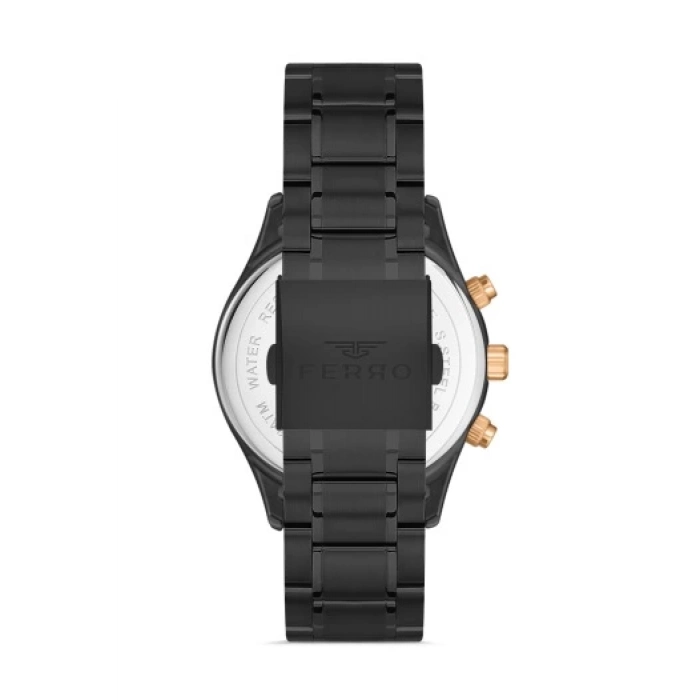 Ferro Gray Steel Strap Mens Wristwatch FM31320A-V3