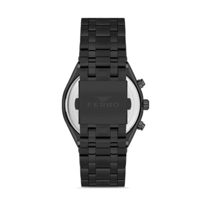 Ferro Gray Steel Strap Mens Wristwatch FM31439A-V