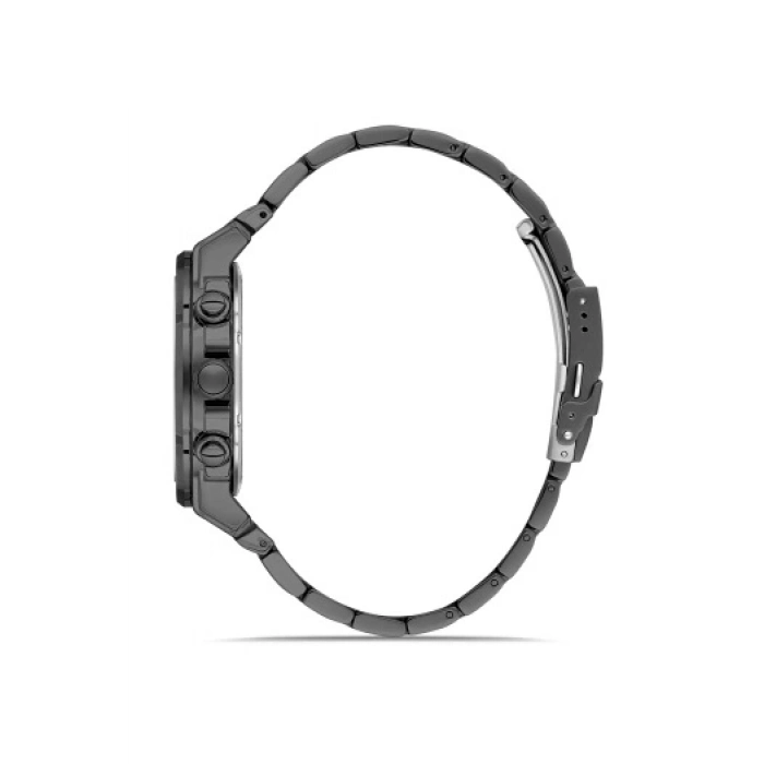 Ferro Gri Çelik Kordon Erkek Kol Saati FM40123A-V Tüm Fonksiyonlar Aktif 3 ATM Su Geçirmez