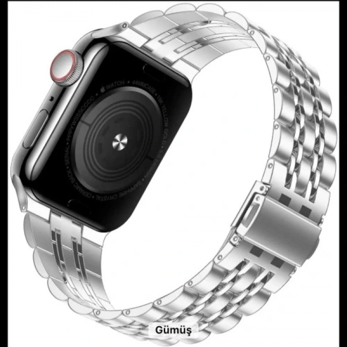 Ferro Gümüş Çelik Akıllı Saat Kordonu FSWMK1005-A