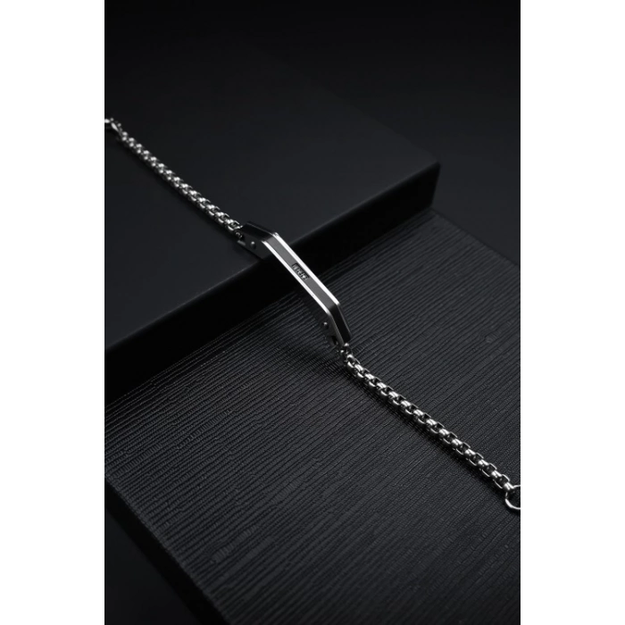 Ferro Silver Steel Mens Bracelet FRJ10003A-J