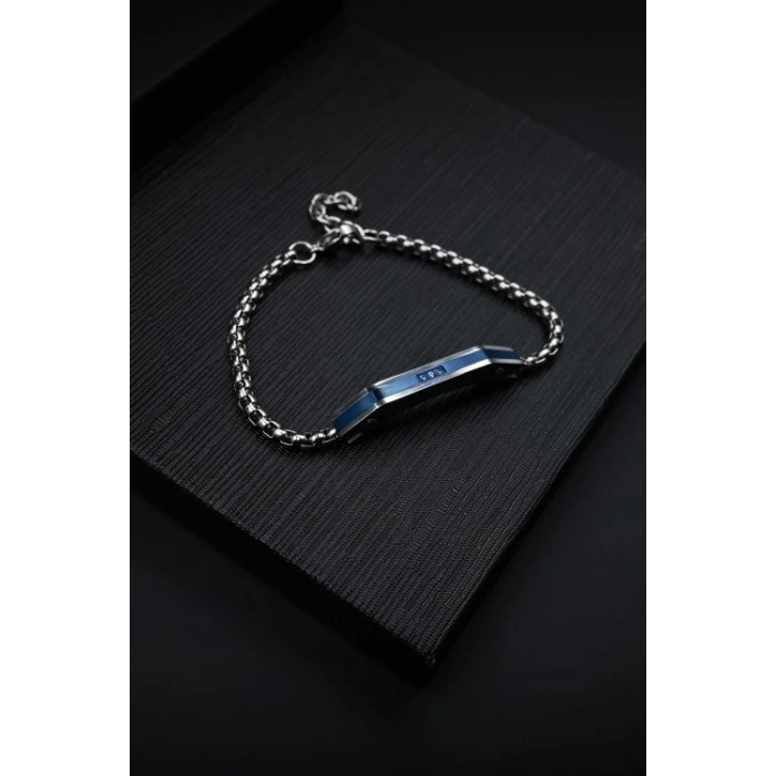 Ferro Silver Steel Mens Bracelet FRJ10003A-L