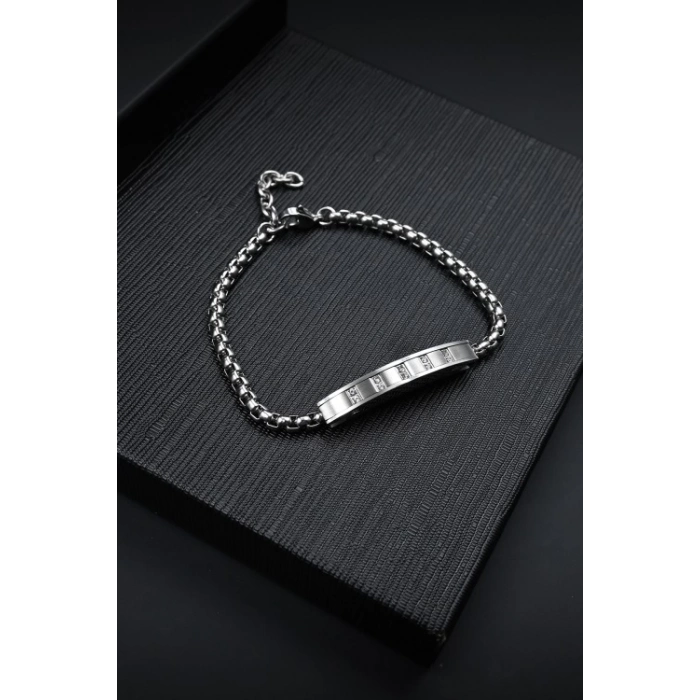 Ferro Gümüş Çelik Erkek Bileklik FRJ10004A-A