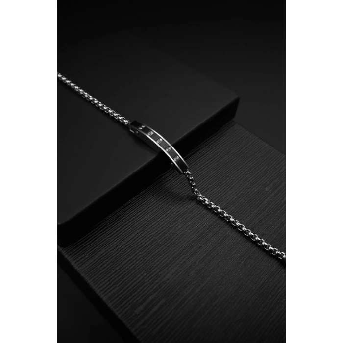 Ferro Silver Steel Mens Bracelet FRJ10004A-J