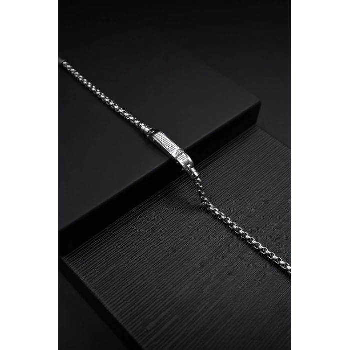 Ferro Silver Steel Mens Bracelet FRJ10005A-A