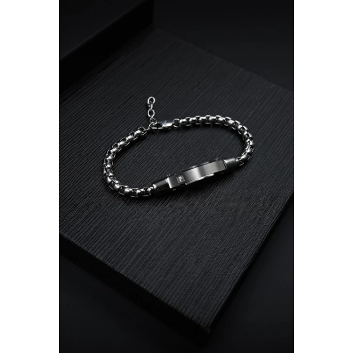 Ferro Gümüş Çelik Erkek Bileklik FRJ10008A-A
