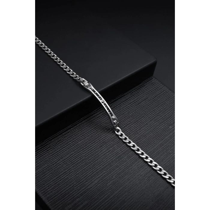 Ferro Gümüş Çelik Erkek Bileklik FRJ10011A-A