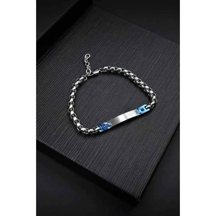 Ferro Silver Steel Mens Bracelet FRJ10013A-L