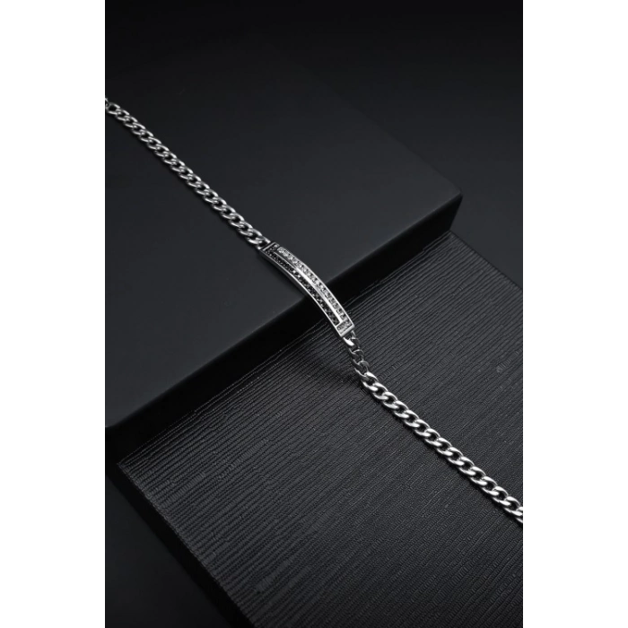 Ferro Gümüş Çelik Erkek Bileklik FRJ10018A-A