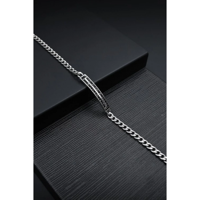 Ferro Gümüş Çelik Erkek Bileklik FRJ10018A-J