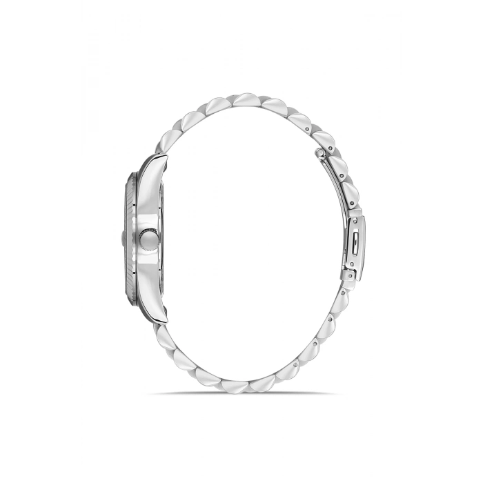 Ferro Gümüş Çelik Kordon Erkek Kol Saati F11130A-A15 3ATM Su Geçirmez 2 Yıl Garantili  HediyePaketli