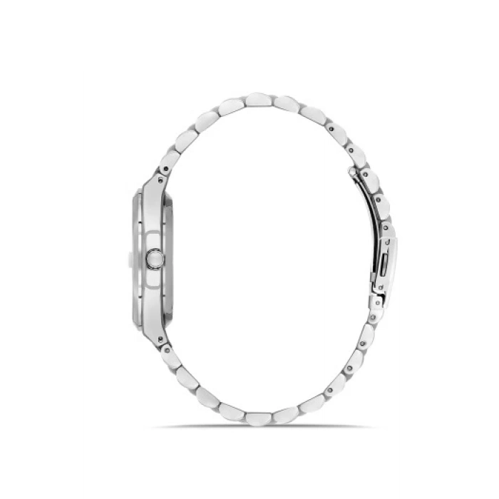 Ferro Gümüş Çelik Kordon Erkek Kol Saati F11386A-A 3 ATM Su Geçirmez 2 Yıl Garantili Hediye Paketli