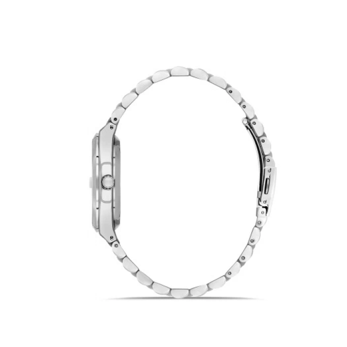 Ferro Gümüş Çelik Kordon Erkek Kol Saati F11386A-A6 3 ATM Su Geçirmez 2 Yıl Garantili Hediye Paketli