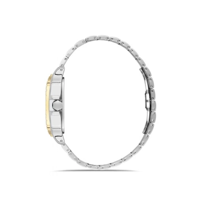 Ferro Gümüş Çelik Kordon Erkek Kol Saati F11448A-D 3 ATM SuGeçirmez 2 Yıl Garantili Hediye Paketli