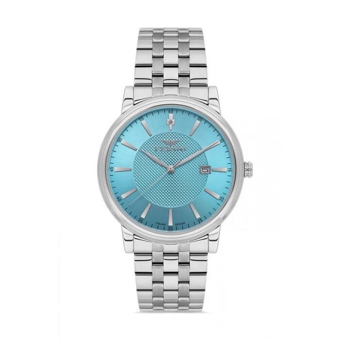 Ferro Gümüş Çelik Kordon Erkek Kol Saati F11479AWT-A15 3 ATM Su Geçirmez 2 Yıl Garantili