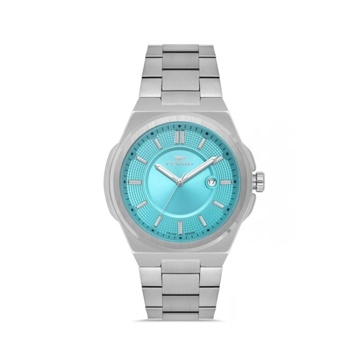 Ferro Gümüş Çelik Kordon Erkek Kol Saati F11500AWT-A15 3ATM SuGeçirmez 2 Yıl Garantili HediyePaketli