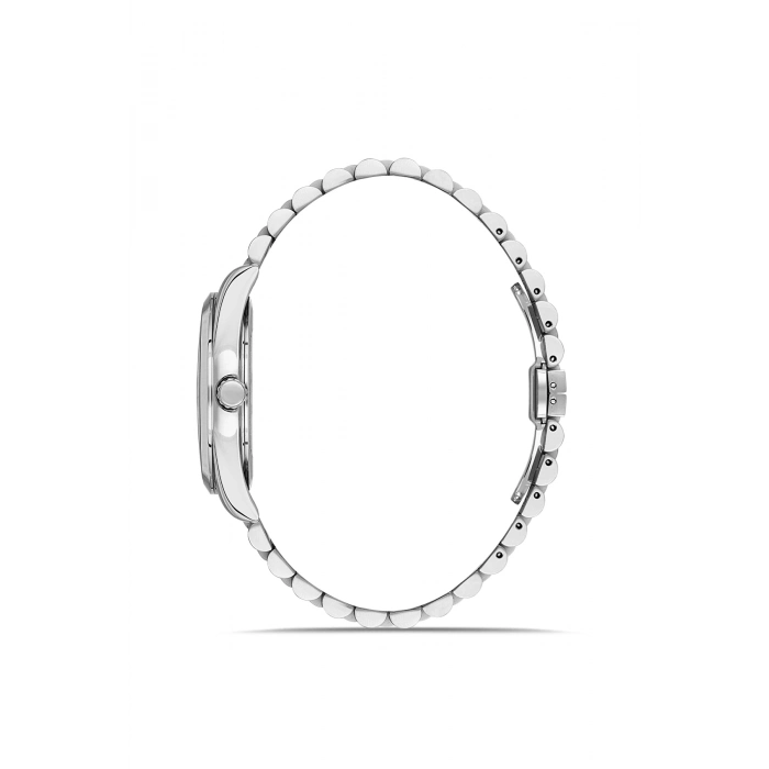 Ferro Gümüş Çelik Kordon Erkek Kol Saati F11567AWT-A15 3ATM SuGeçirmez 2 Yıl Garantili HediyePaketli