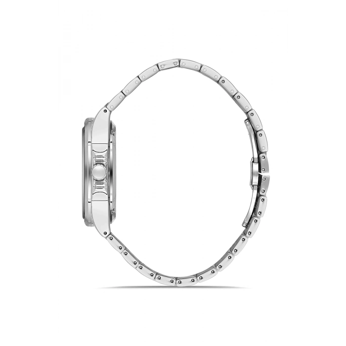 Ferro Gümüş Çelik Kordon Erkek Kol Saati F11648AWT-A2 Fonksiyonları Aktif 3 ATM Su Geçirmez