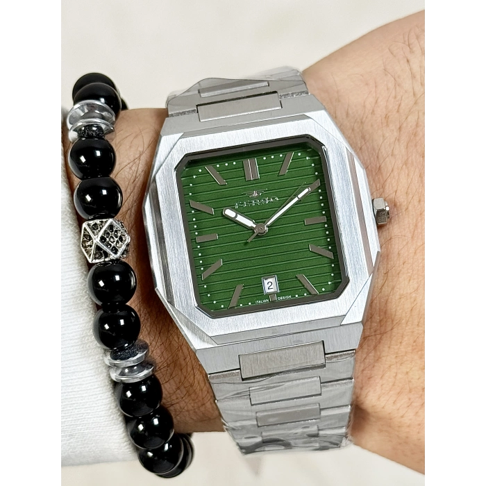 Ferro Gümüş Çelik Kordon Erkek Kol Saati F11653AWT-A6 3ATM Su Geçirmez 2 Yıl Garantili HediyePaketli