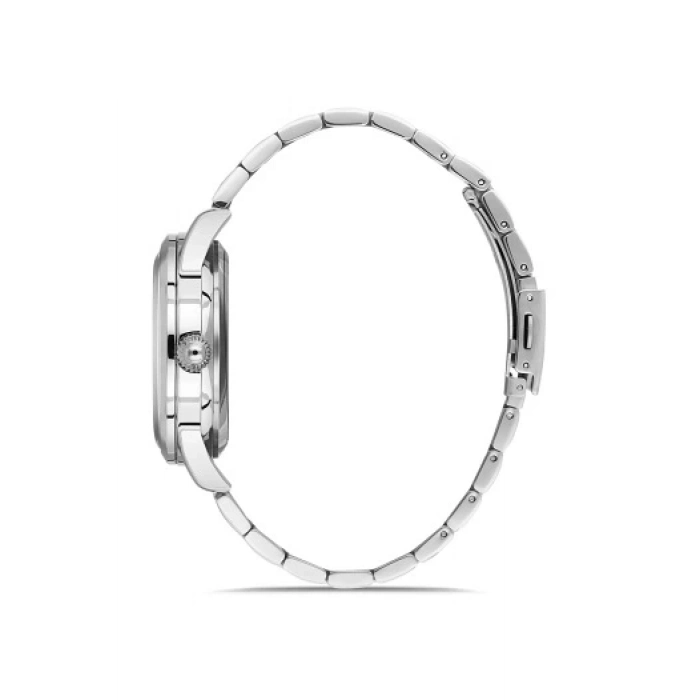 Ferro Gümüş Çelik Kordon Erkek Kol Saati F31445A-A 3ATM Su Geçirmez 2 Yıl Garantili HediyePaketli