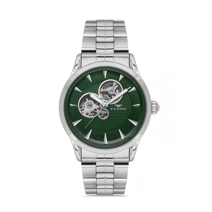 Ferro Gümüş Çelik Kordon Erkek Kol Saati F31457A-A6