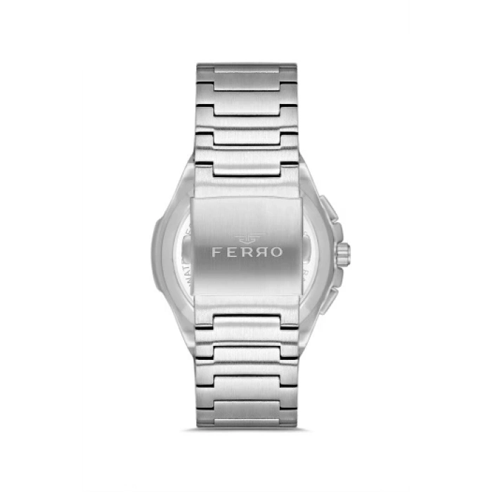 Ferro Gümüş Çelik Kordon Erkek Kol Saati FM11505A-A2