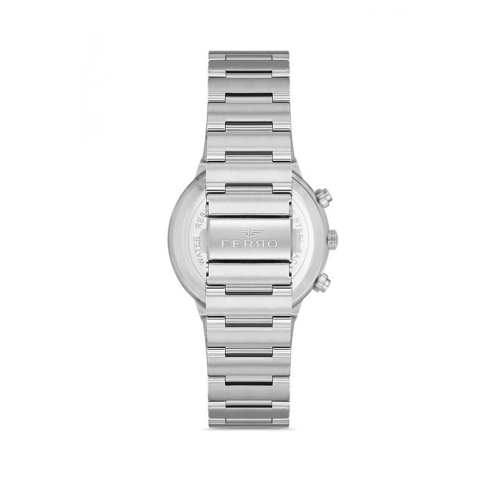 Ferro Gümüş Çelik Kordon Erkek Kol Saati FM11521AWT-A