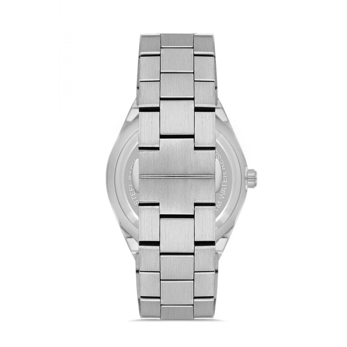 Ferro Gümüş Çelik Kordon Erkek Kol Saati FM11537AWT-A6 Fonksiyonları Aktif 3ATM Su Geçirmez