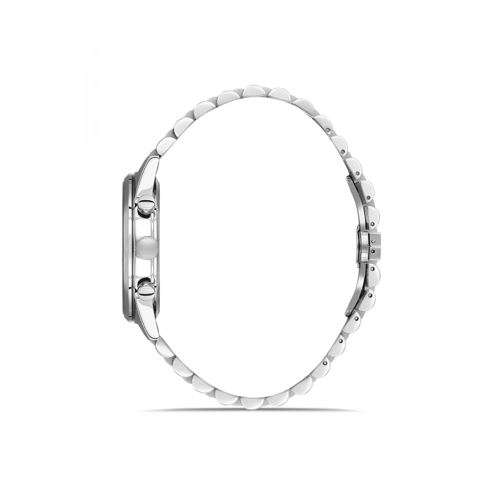 Ferro Gümüş Çelik Kordon Erkek Kol Saati FM11647A-A2 Fonksiyonları Aktif 3 ATM Su Geçirmez