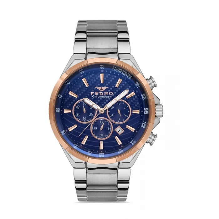 Ferro Gümüş Çelik kordon Erkek Kol Saati FM31276A-E3