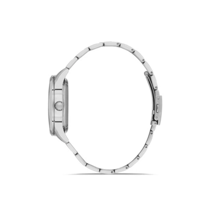 Ferro Gümüş Çelik Kordon Erkek Kol Saati FM31440A-A2 Otomatik Makine 3 ATM Su Geçirmez Hediye Paketli