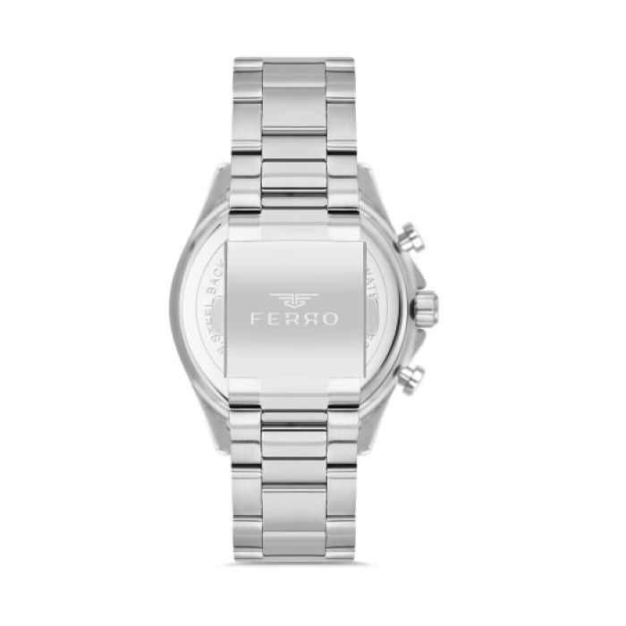 Ferro Silver Steel Strap Mens Wristwatch FM31455A-J2