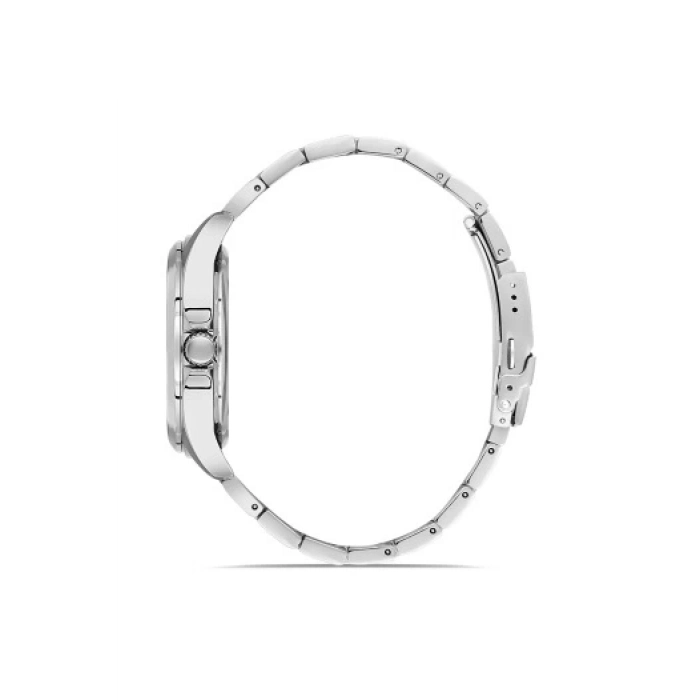 Ferro Gümüş Çelik Kordon Erkek Kol Saati FM40111A-A Tüm Fonksiyonlar Aktif 3 ATM Su Geçirmez