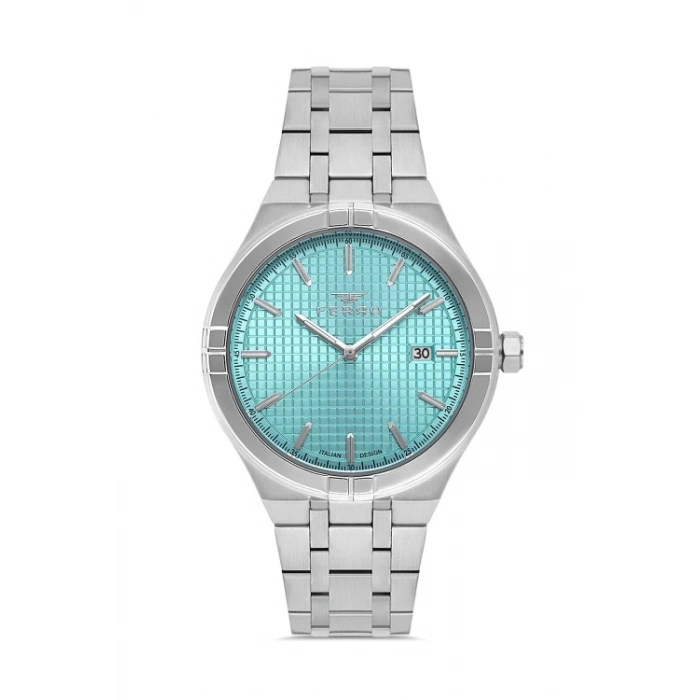 Ferro Gümüş Çelik Kordon Erkek Kol Saati FM40122A-A4 Tüm Fonksiyonlar Aktif 3 ATM Su Geçirmez