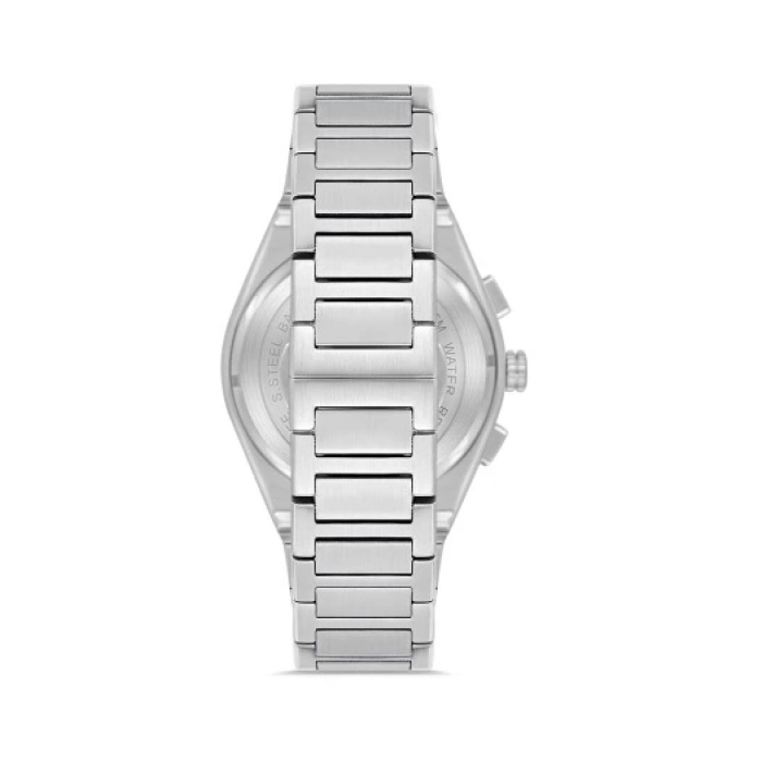 Ferro Gümüş Çelik Kordon Erkek Kol Saati FM40132A-A6 Tüm Fonksiyonlar Aktif 3 ATM Su Geçirmez