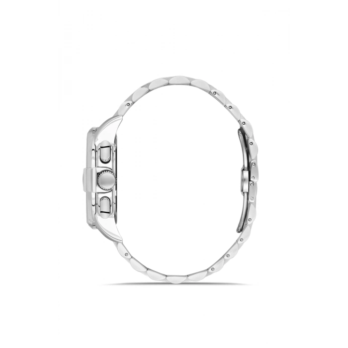 Ferro Gümüş Çelik Kordon Erkek Kol Saati FM40135A-A3 Tüm Fonksiyonlar Aktif 3 ATM Su Geçirmez