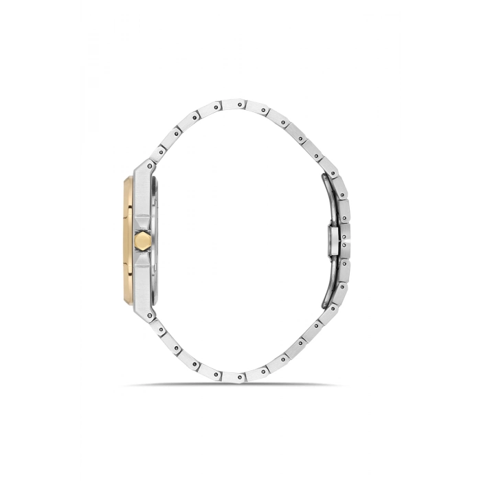 Ferro Gümüş Çelik Kordon Erkek Kol Saati FM40136A-D6 Tüm Fonksiyonlar Aktif 3 ATM Su Geçirmez