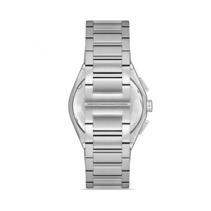 Ferro Gümüş Çelik Kordon Erkek Kol Saati FM40137A-A5 Tüm Fonksiyonlar Aktif 3 ATM Su Geçirmez