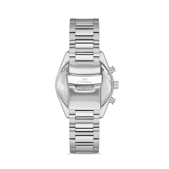 Ferro Gümüş Çelik Kordon Erkek Kol Saati FM40138A-A