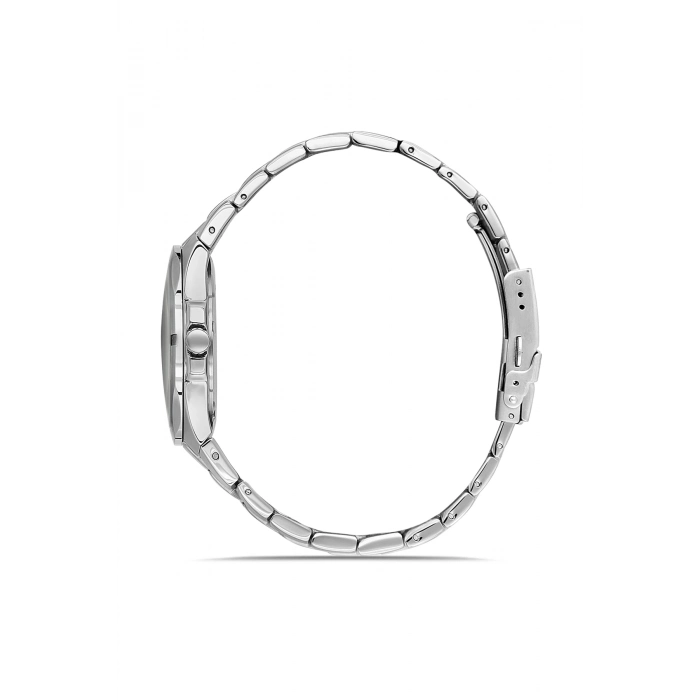 Ferro Gümüş Çelik Kordon Erkek Kol Saati FM40143A-A15 Tüm Fonksiyonlar Aktif 3 ATM Su Geçirmez