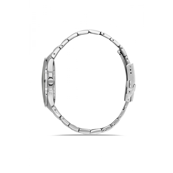 Ferro Gümüş Çelik Kordon Erkek Kol Saati FM40143A-A4 Tüm Fonksiyonlar Aktif 3 ATM Su Geçirmez