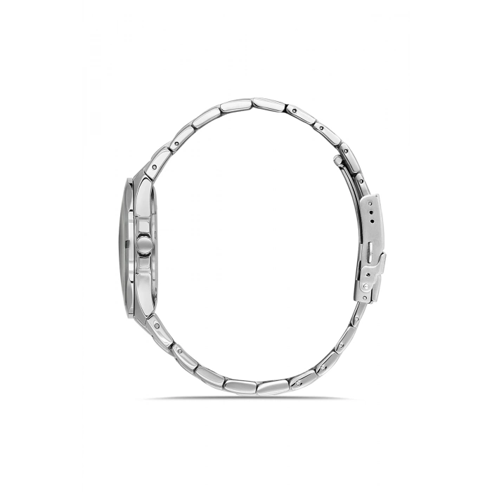 Ferro Gümüş Çelik Kordon Erkek Kol Saati FM40143A-A6 Tüm Fonksiyonlar Aktif 3 ATM Su Geçirmez