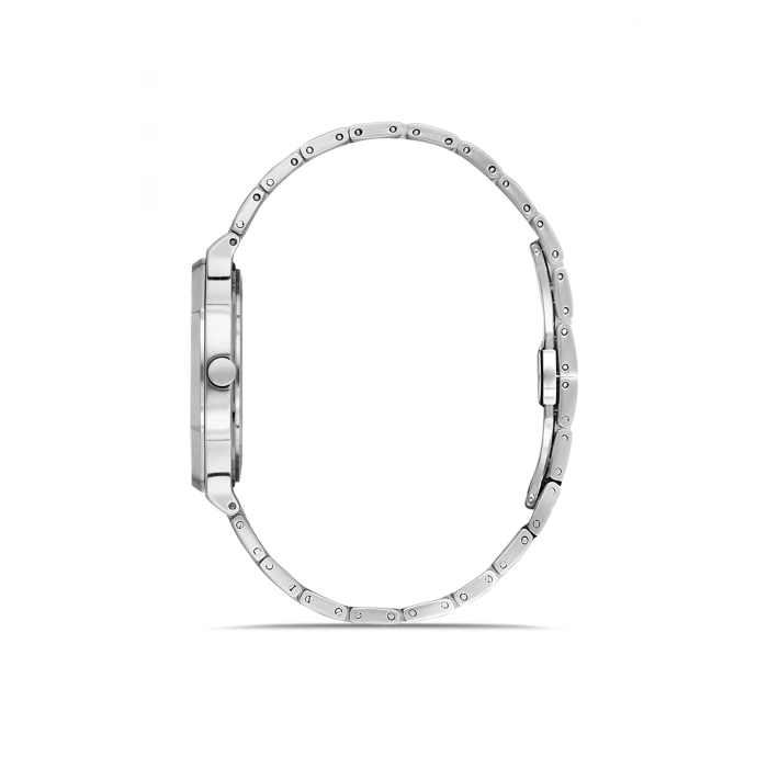 Ferro Gümüş Çelik Kordon Erkek Kol Saati FM40151A-A6 Tüm Fonksiyonlar Aktif 3 ATM Su Geçirmez